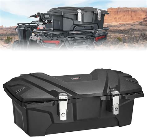 atv storage box metal|rear cargo box for atv.